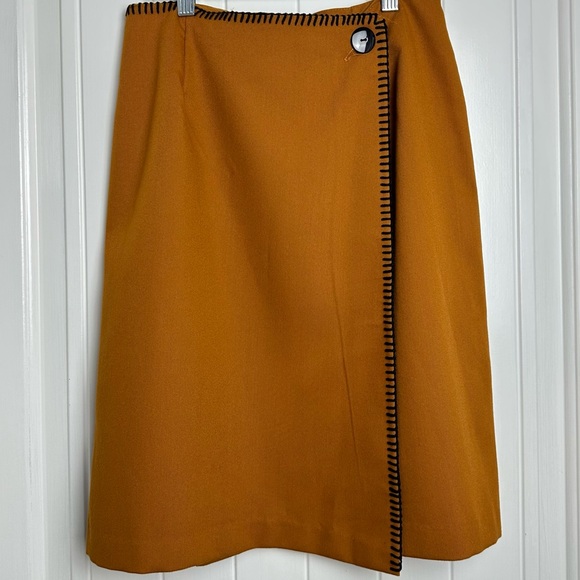 Vintage 1959 SMW swanky high waisted wrap skirts size 9 - Picture 2 of 5